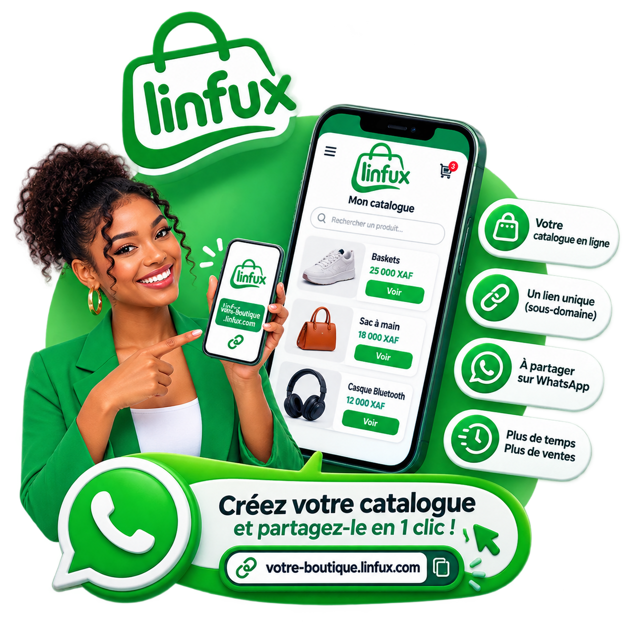 Créez votre catalogue Linfux